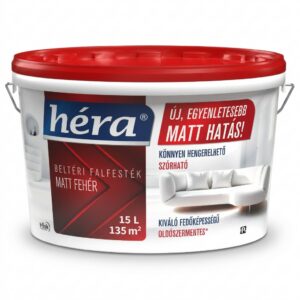 HÉRA matt fehér beltéri falfesték 15 l